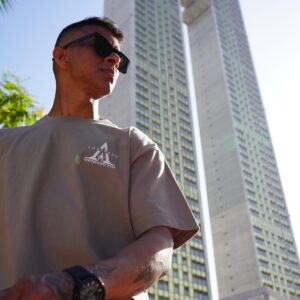Olive green underground oversize T-shirt Helios Tee