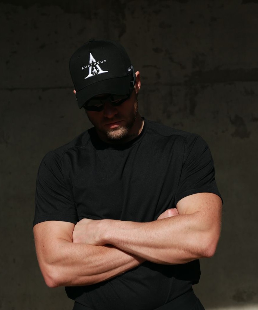 Amatheus Allure The Essential Black Embroidered Hat