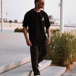 Black underground oversize T-shirt Helios Tee